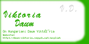 viktoria daum business card